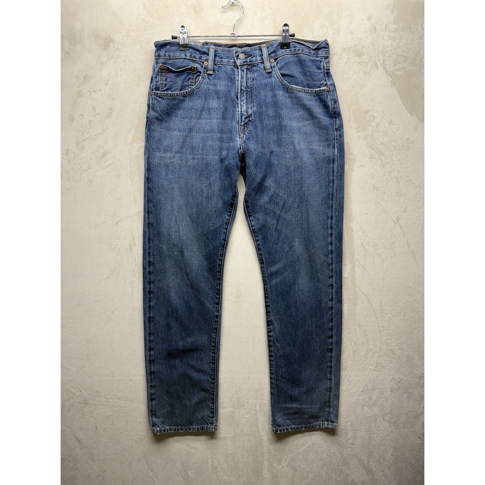 Polo Ralph Lauren Hampton Relaxed Straight Jeans Mens 33x32 M Blue Morris Wash